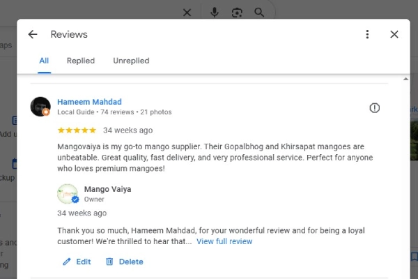 Gopalbhog Mango Review -গোপালভোগ আমের রিভিউ